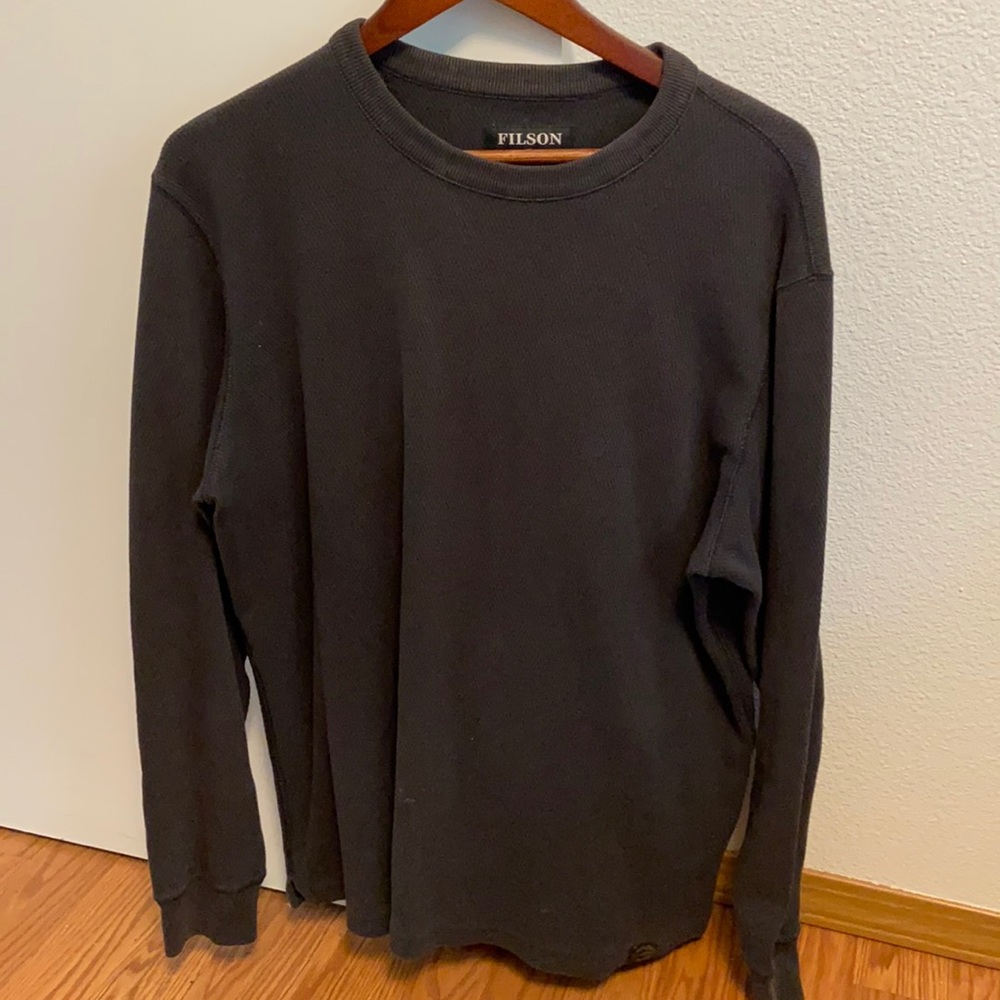 Filson Navy Blue Thermal. Size L